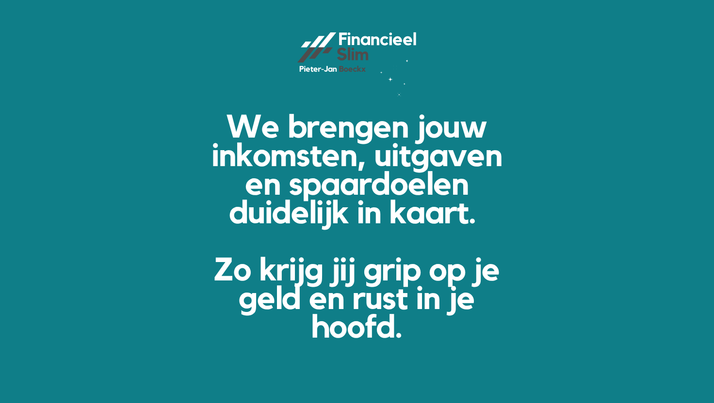 Financieel Slim - financiële Begeleiding