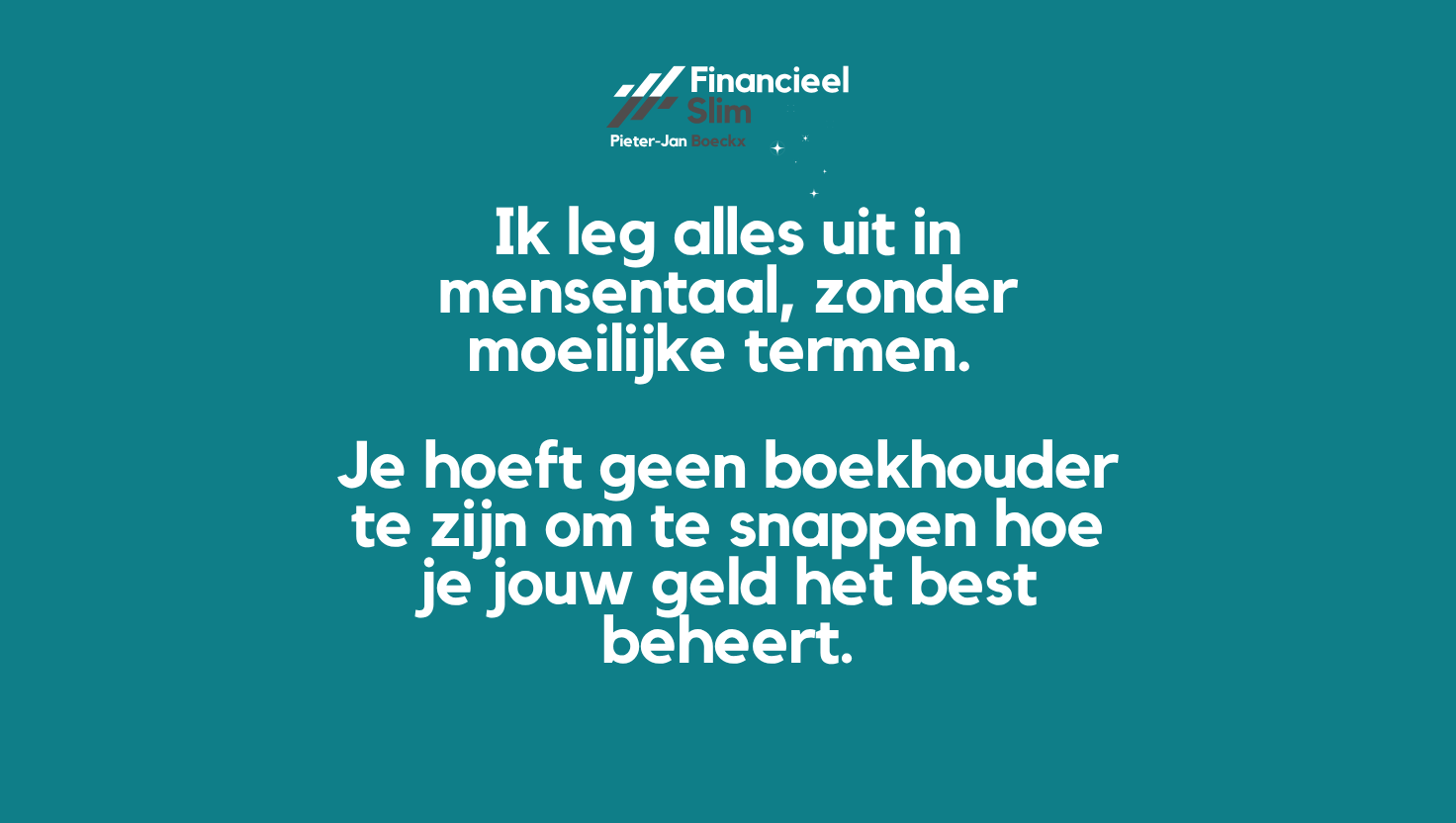 Financieel Slim - financiële Begeleiding