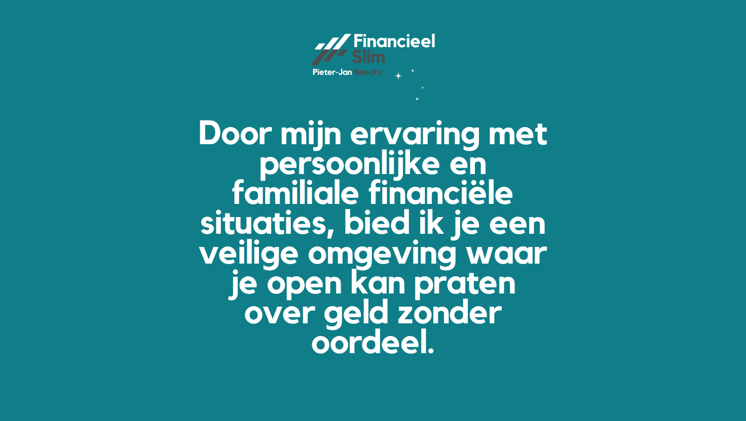 Financieel Slim - financiële Begeleiding